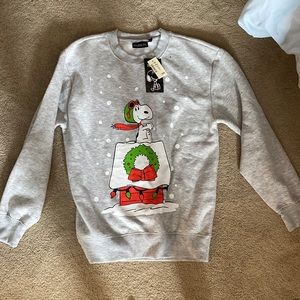 NWT Snoopy Crew neck womens S
